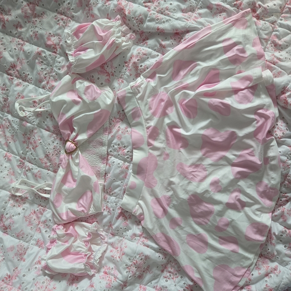 Soft Spring Cow Set - Pink - Picture 2 of 2